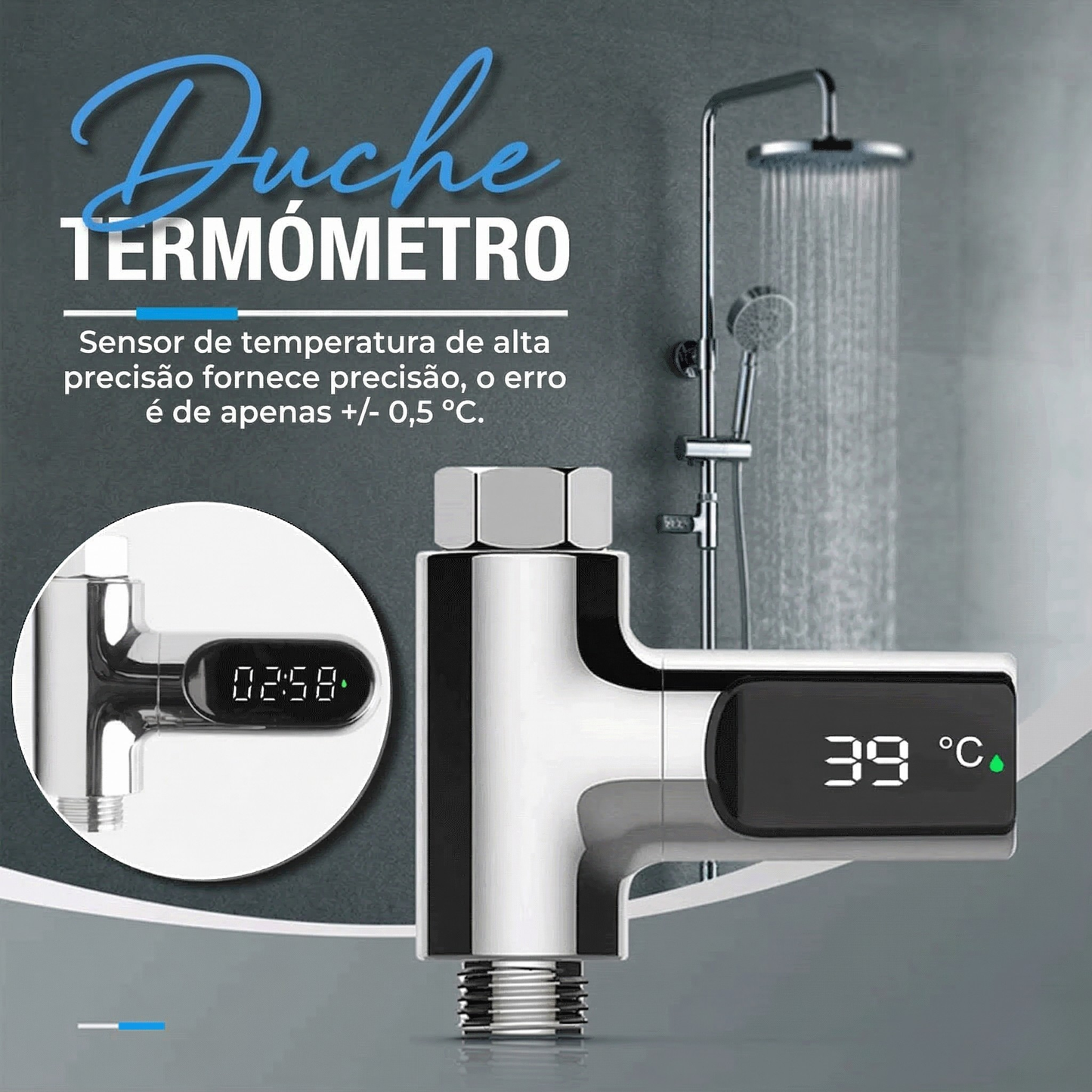 Termómetro Inteligente para Duche