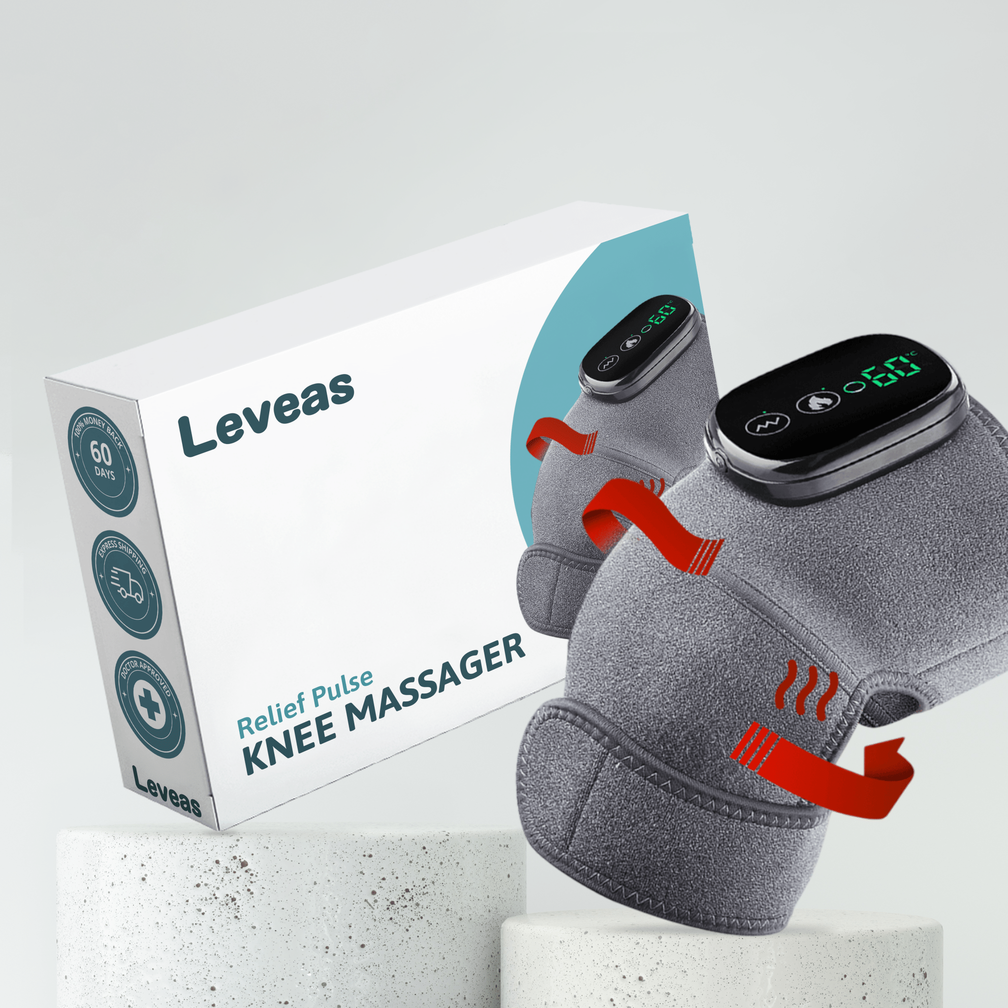 Leveas™ Relief Pulse Knee Massager - Leveas